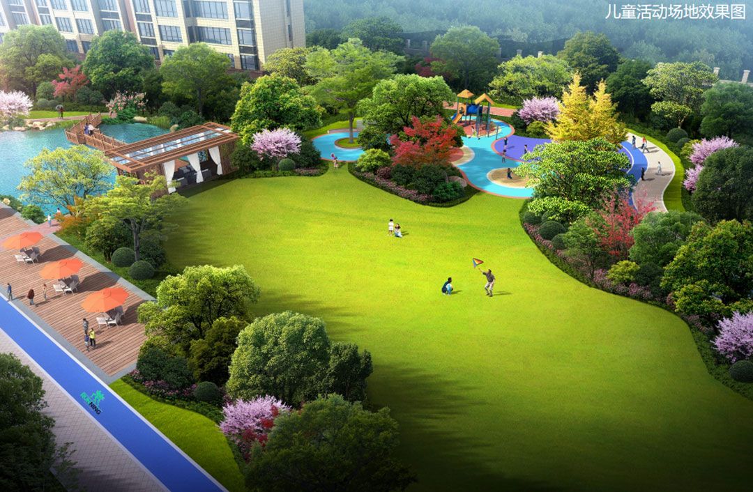 澧县格林小镇实景图