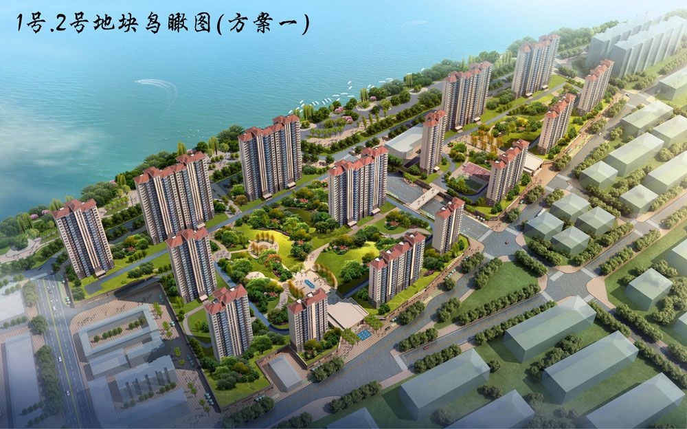 津市六合城实景图