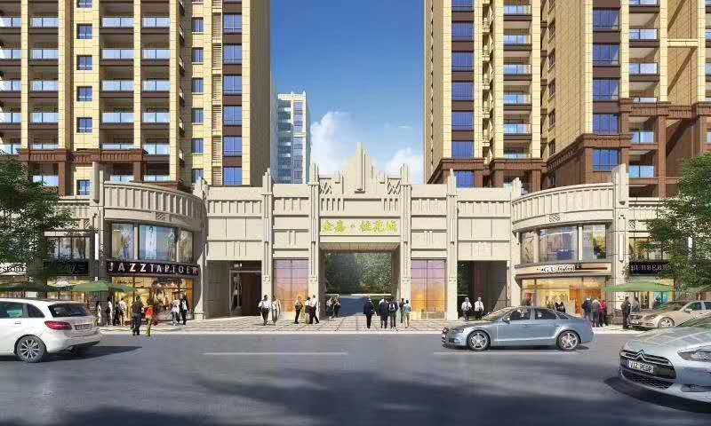 津市金嘉桂花城实景图