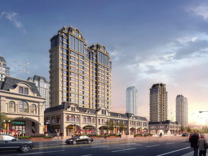 津市鸿鹰星都效果图