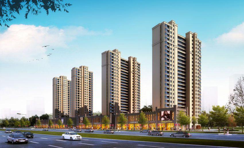 安乡县今朝南苑二期效果图