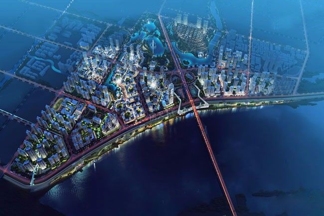 常德市中建生态智慧城效果图