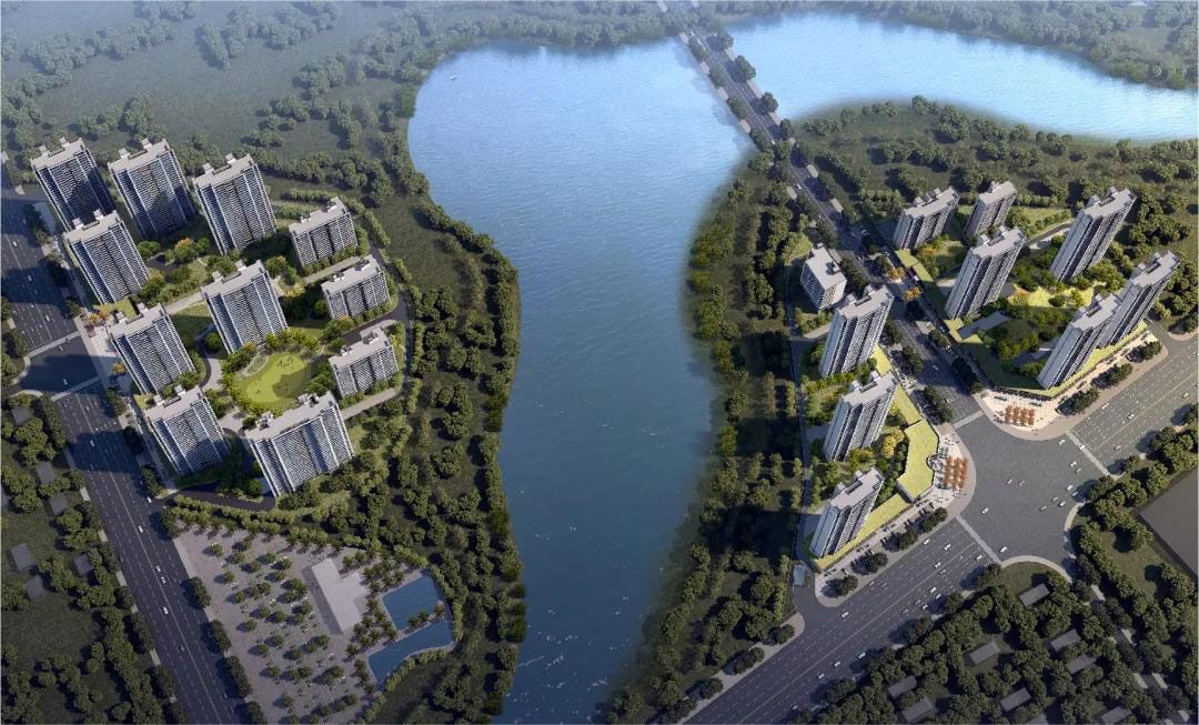 常德市御湖半岛实景图