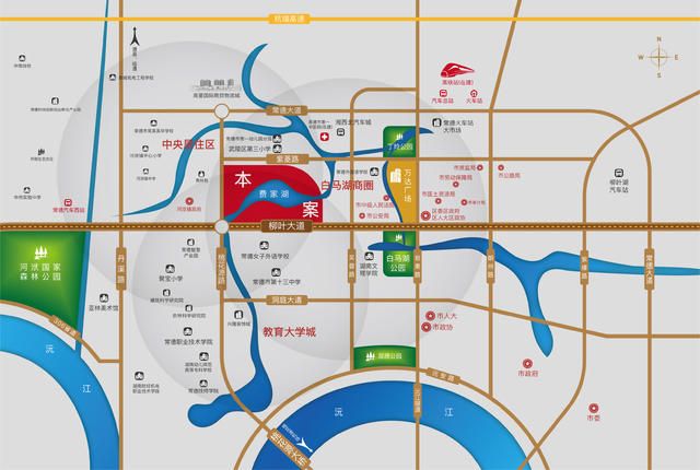 常德市御湖半岛区位图