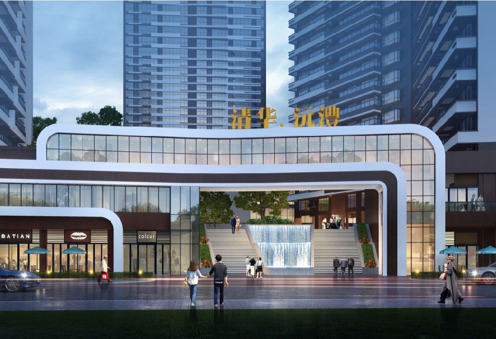 常德市武陵中央广场配套图