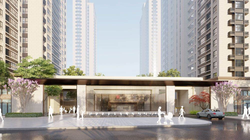 常德市天润汇景公园效果图