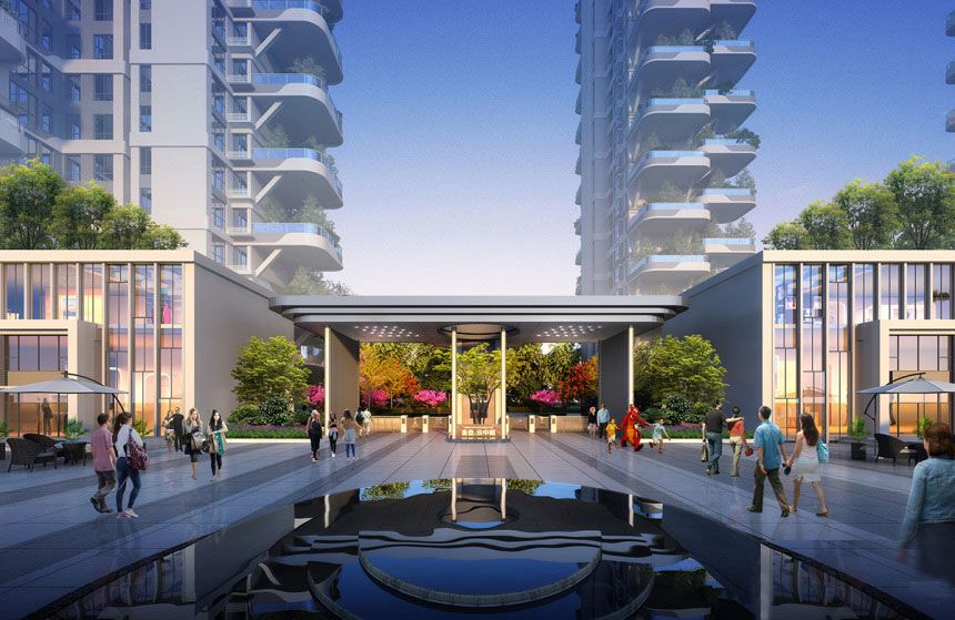 常德市金盘云中樾效果图