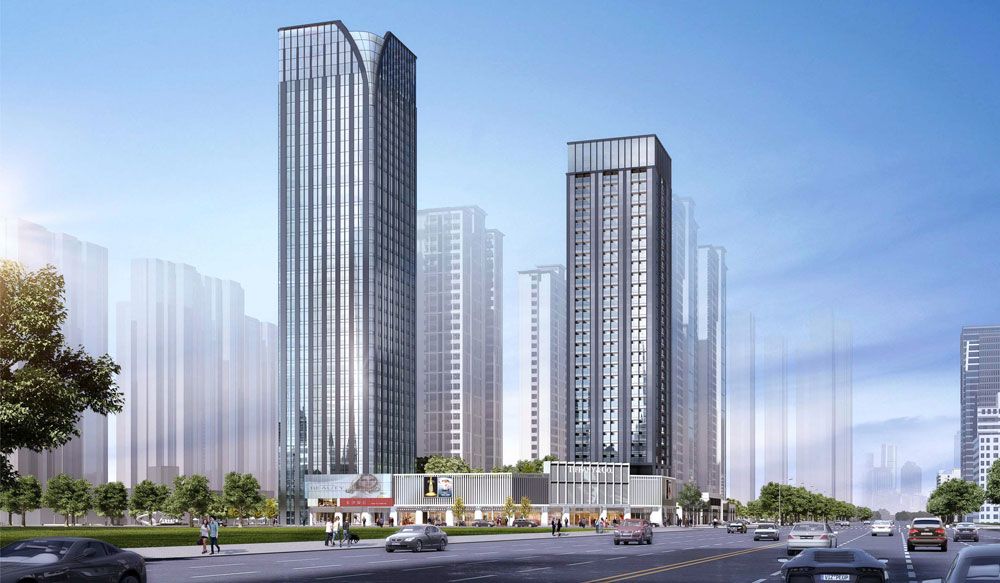 常德市汇景中央广场效果图