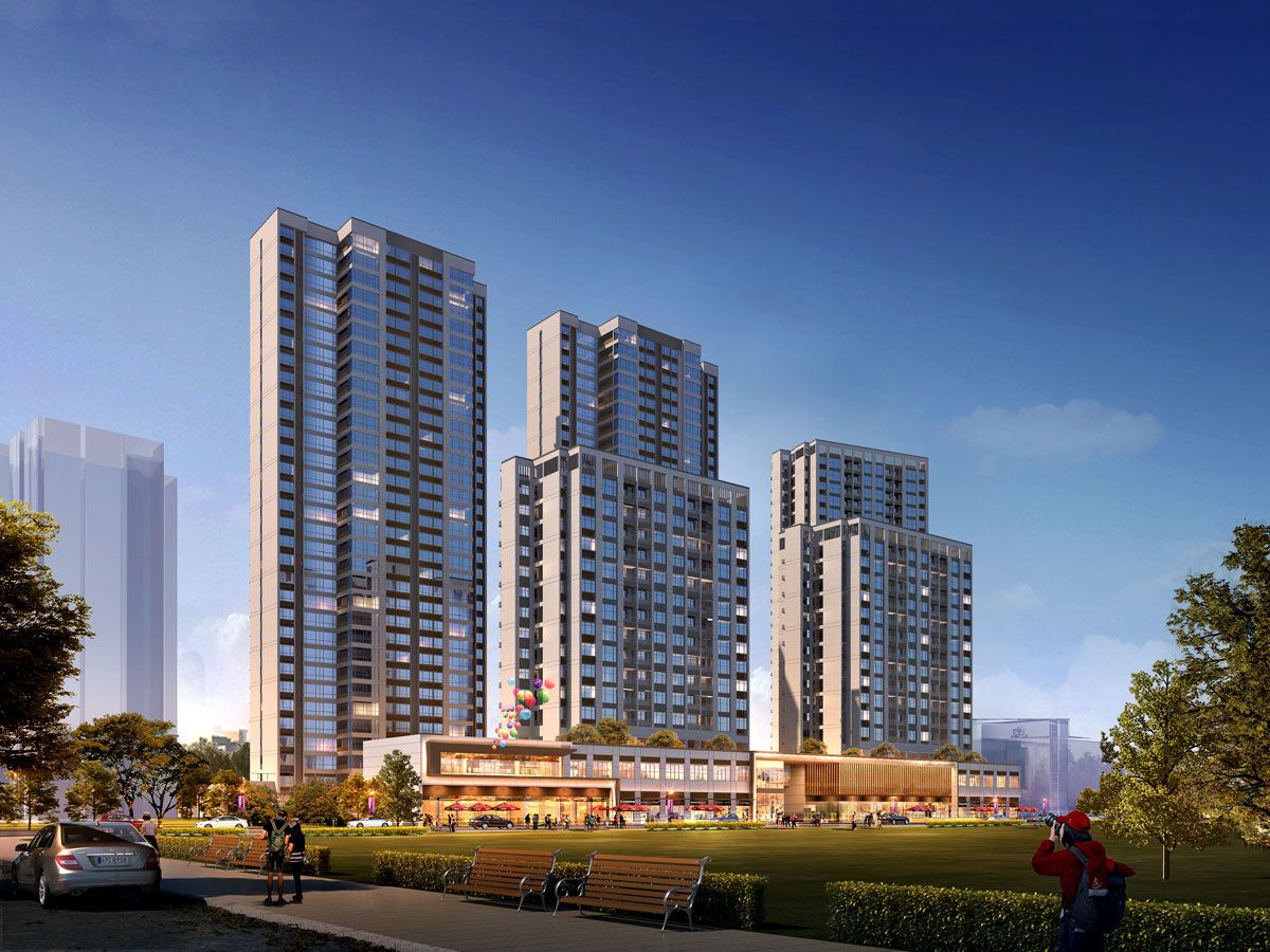 常德市华政博雅园效果图