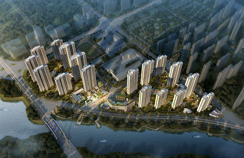 常德市城投蓉国新坊实景图