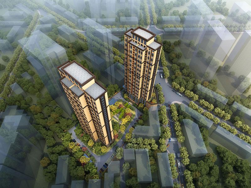 常德市学府春天实景图