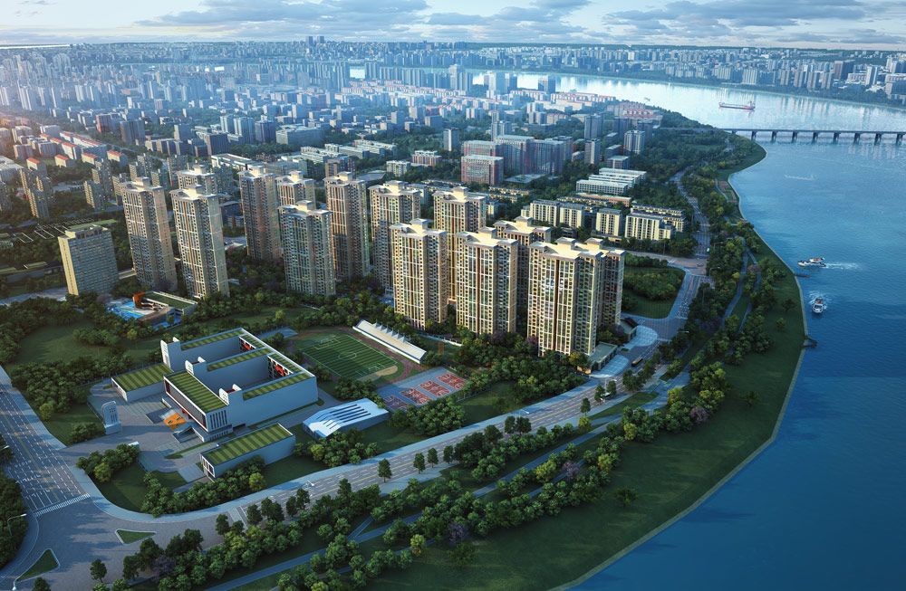 常德市江南滨江府实景图