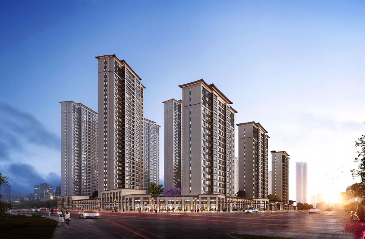 常德市福捷江语城效果图