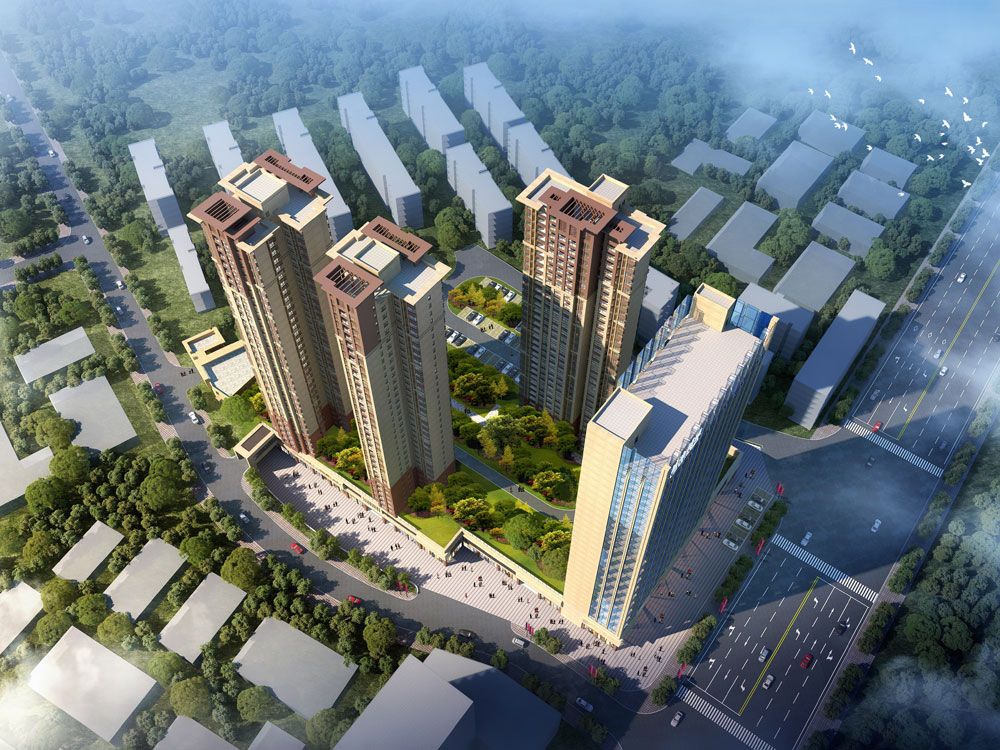 常德市莲池新城实景图