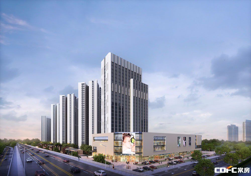 常德市滨江中心城效果图