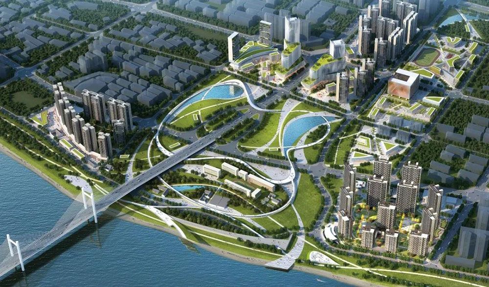 资阳区中铁银城江月实景图