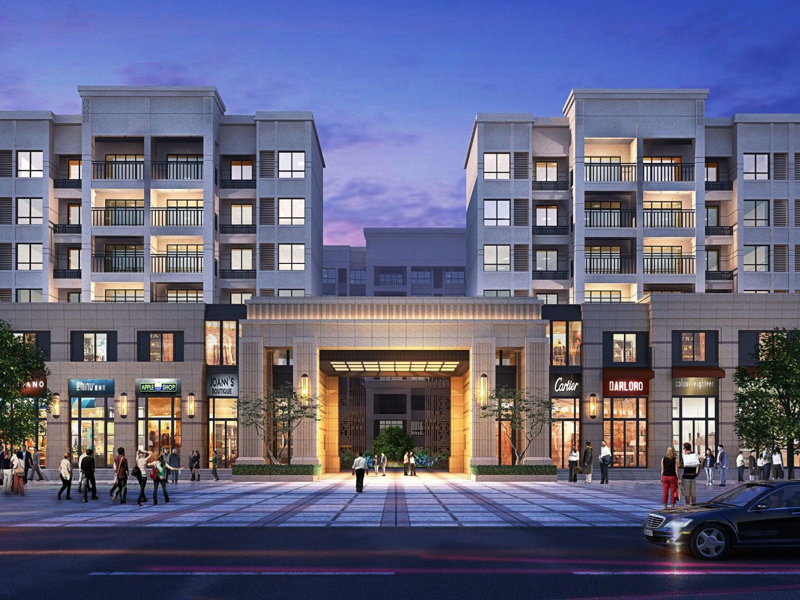 资阳区绿地玉裬府效果图