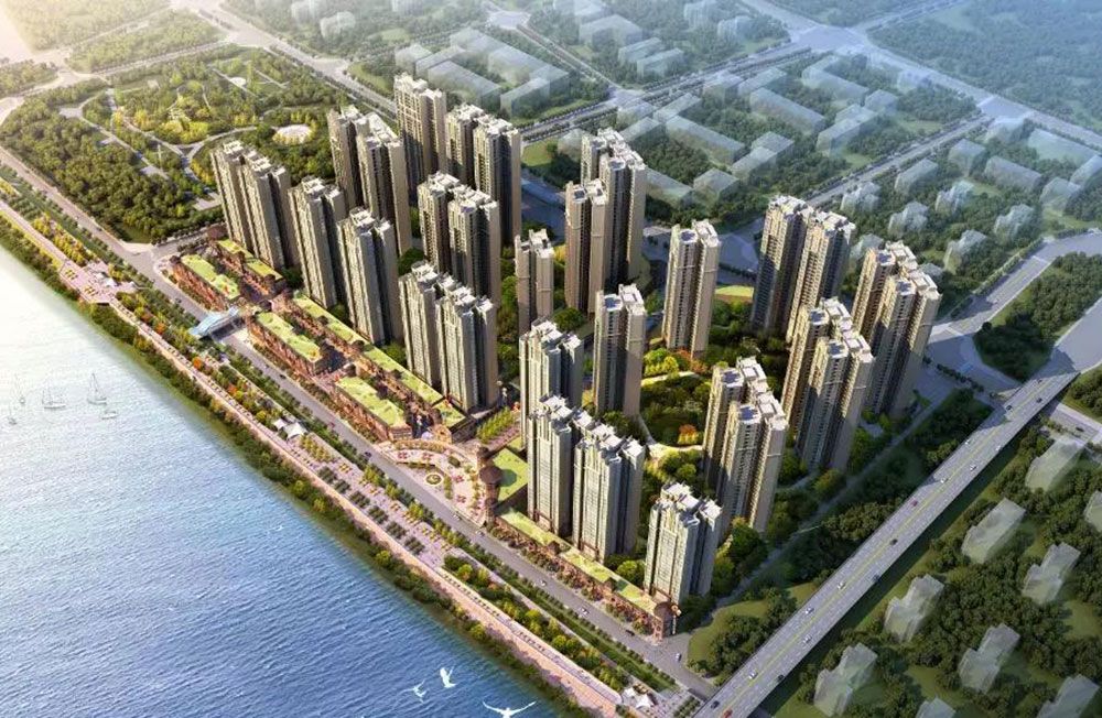 资阳区大汉资江城三期实景图