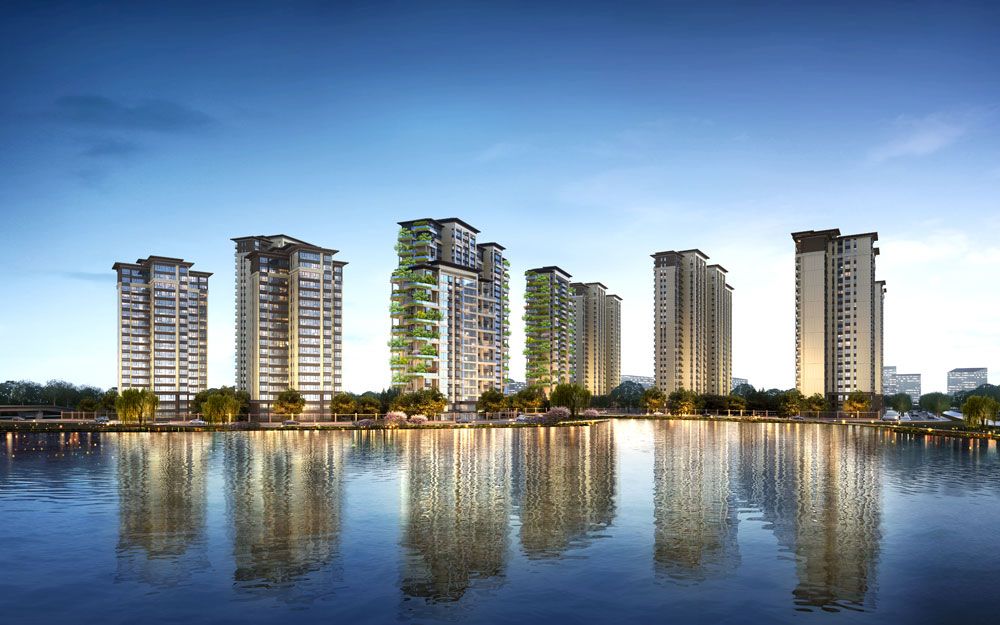 沅江市公园世家实景图