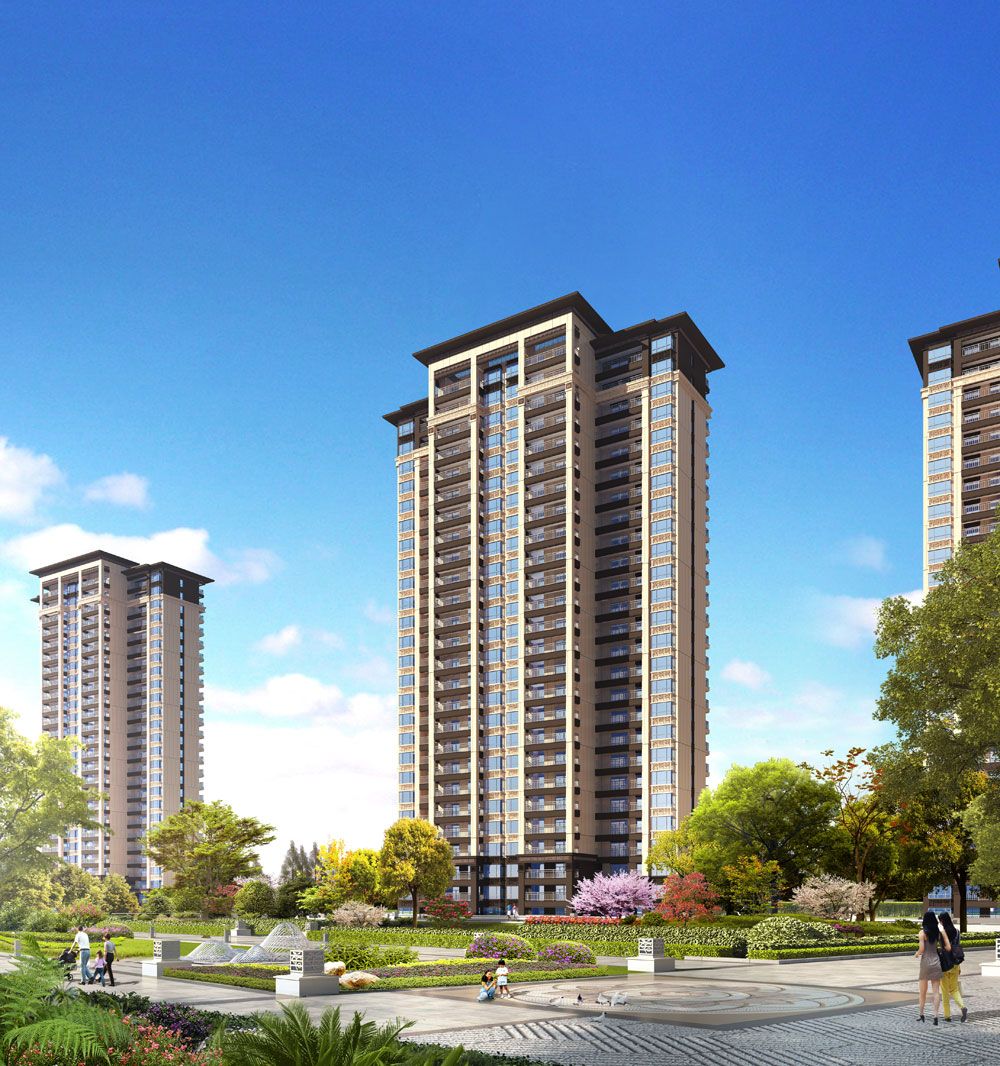 沅江市公园世家效果图