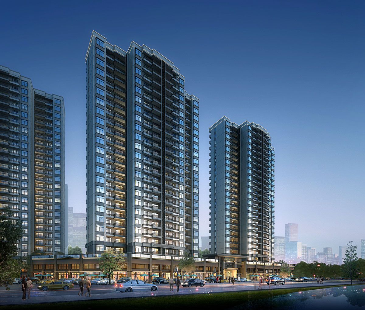 沅江市泊悦府实景图