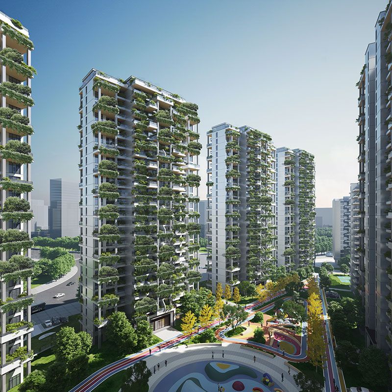 沅江市城市森林花园效果图