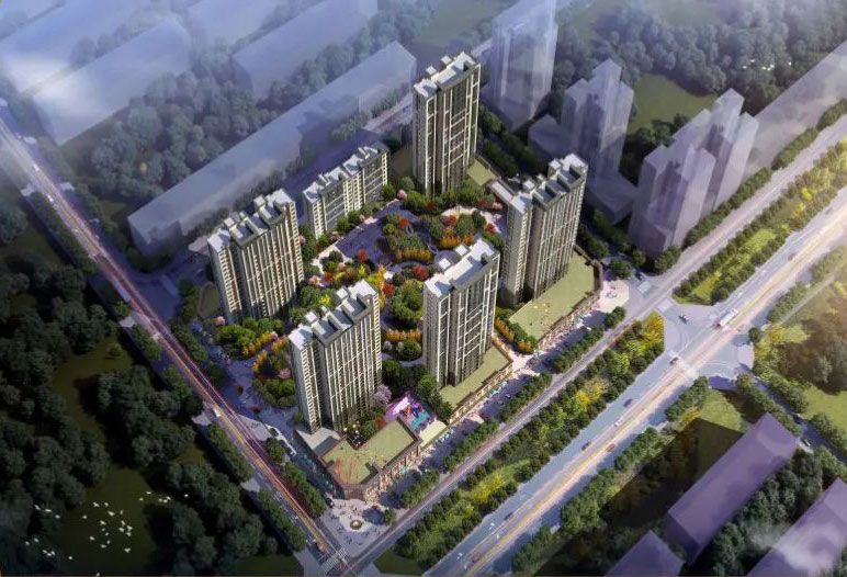 沅江市辉达首府实景图