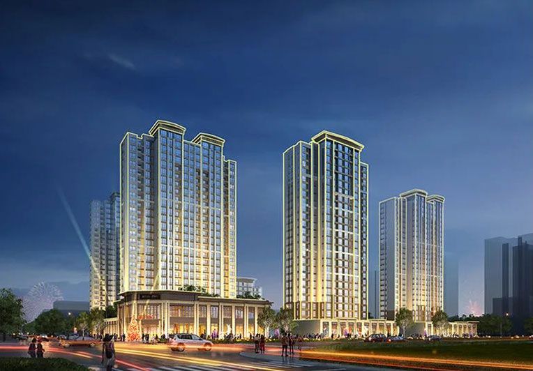 沅江市辉达首府效果图