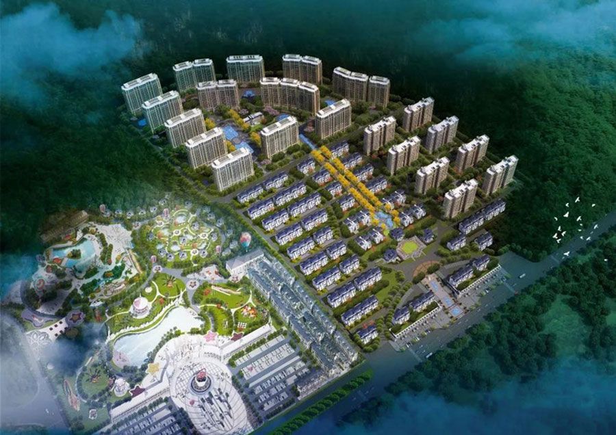 桃江县紫金湾实景图