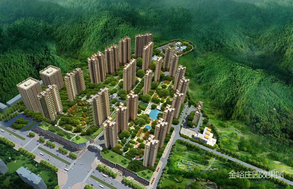 桃江县金峪庄园区位图