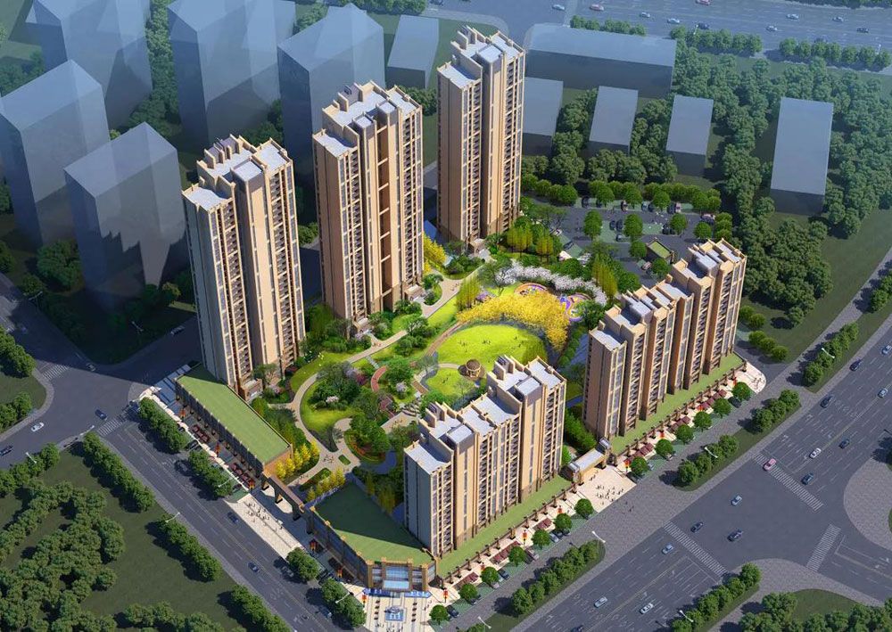 桃江县金峪中央公馆实景图