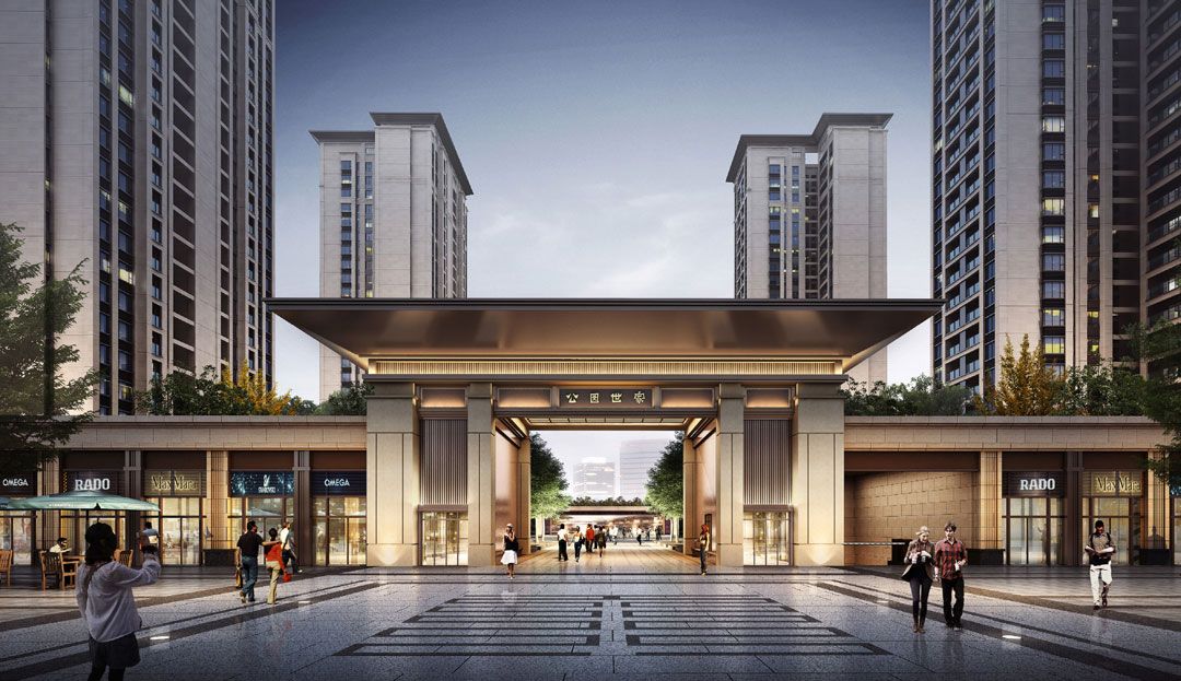 南县公园世家效果图