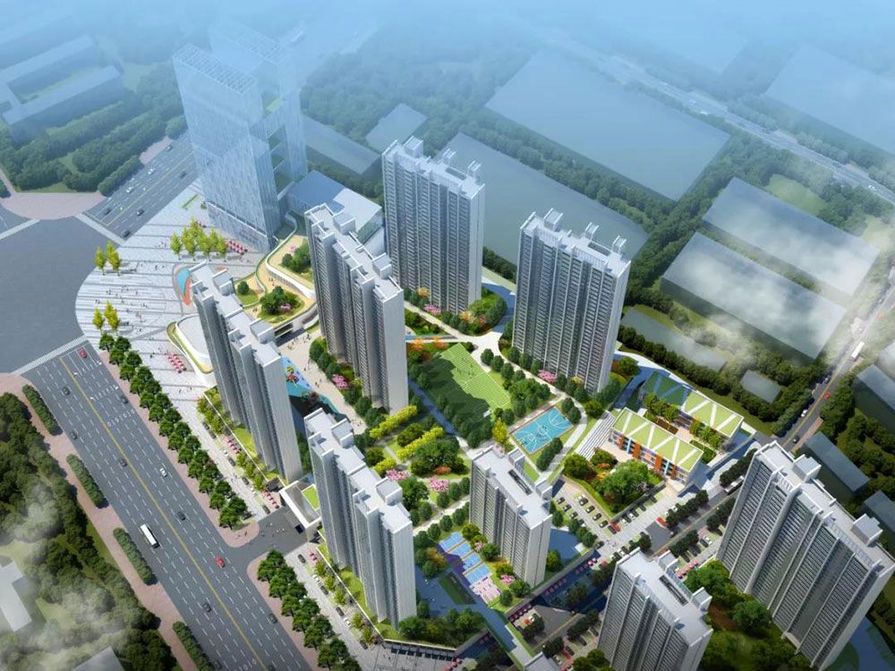 赫山区中交世通新城实景图