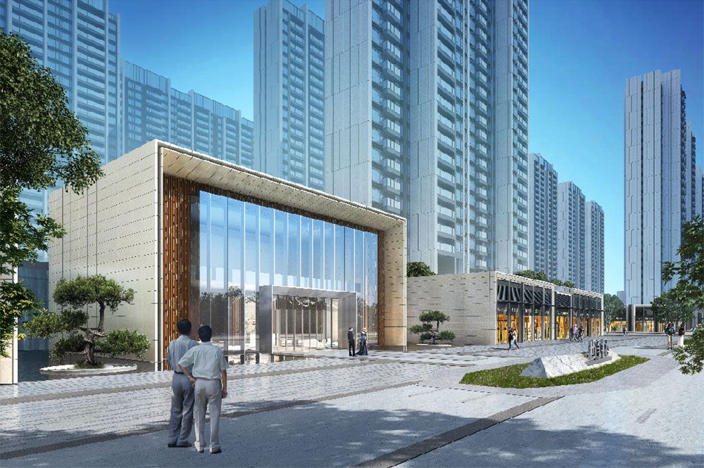 赫山区中交世通新城效果图