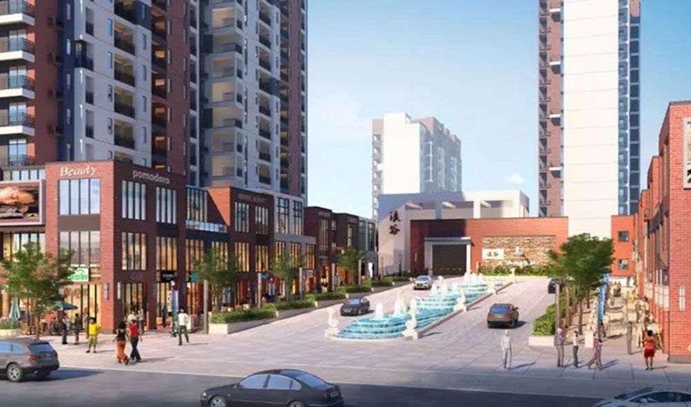 赫山区会龙山溪谷配套图