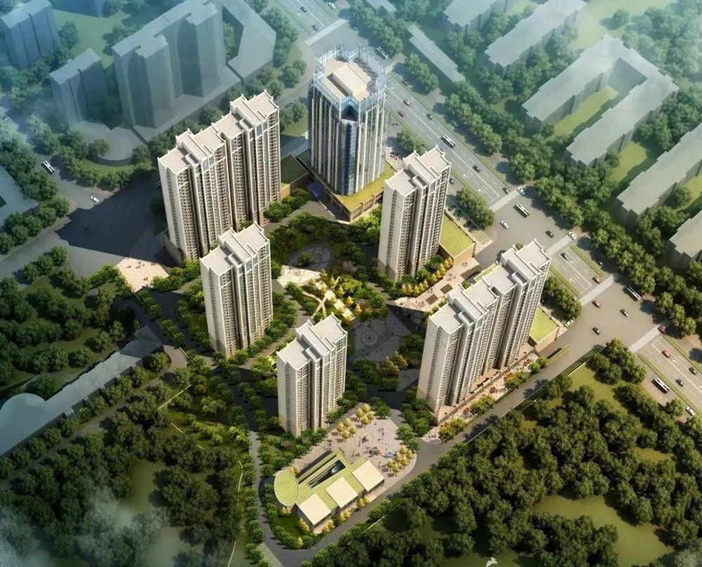 赫山区高新活力城效果图