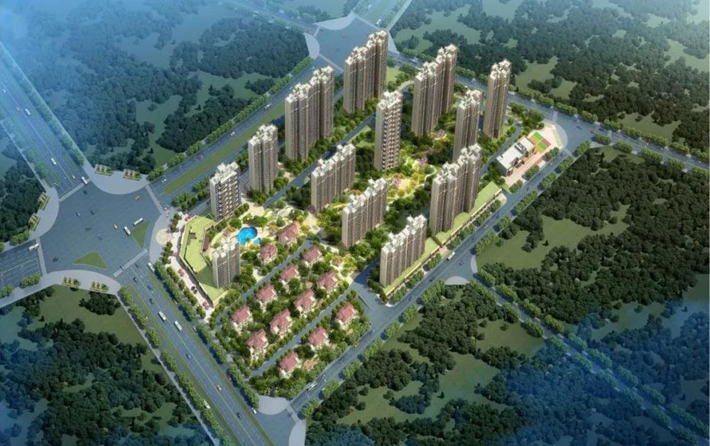 赫山区东城首府效果图