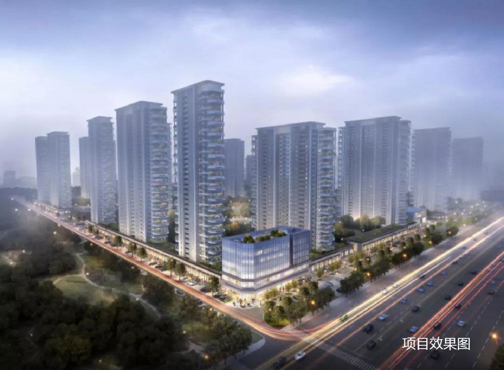 高新区新华府实景图