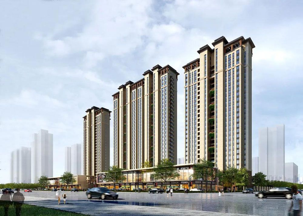 高新区文苑凌云效果图