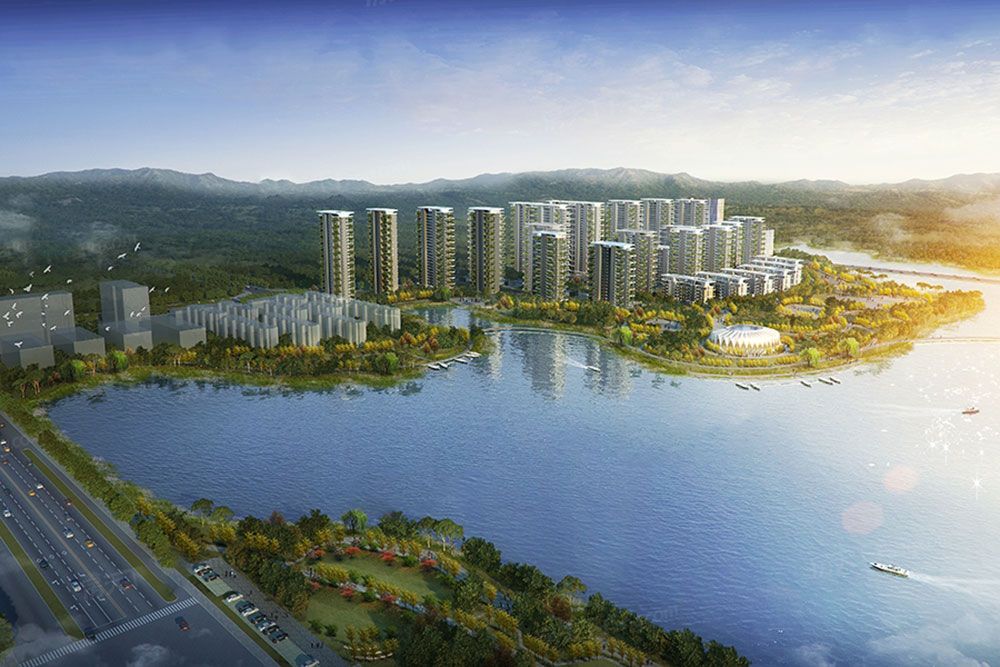 云溪区福天城实景图