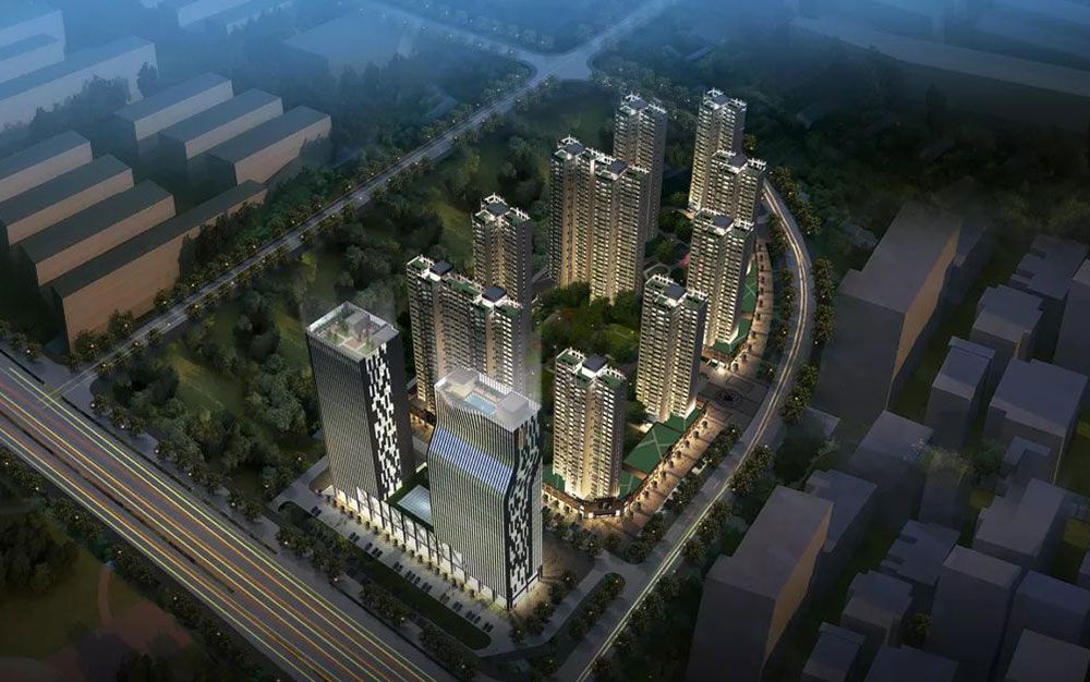 岳阳楼区恒金国际实景图