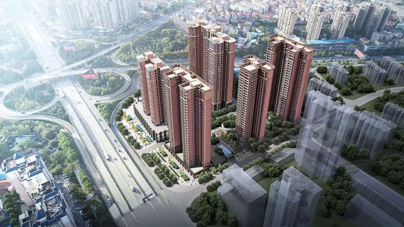 岳阳楼区港九湾二期效果图