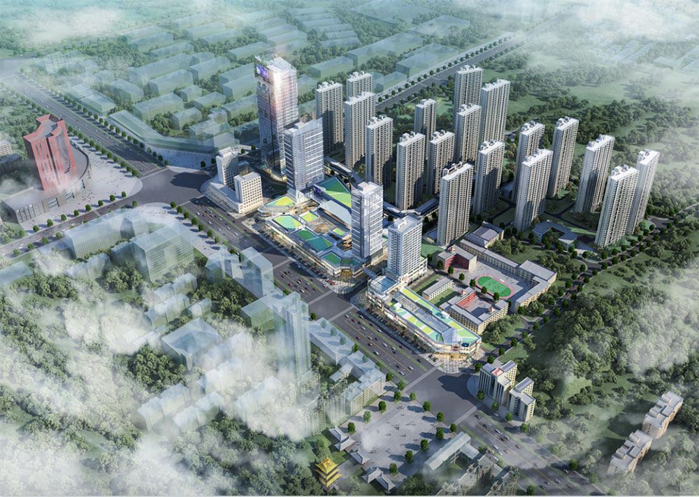 岳阳楼区城市之光效果图