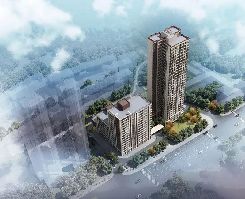 岳阳楼区荣盛东方府实景图