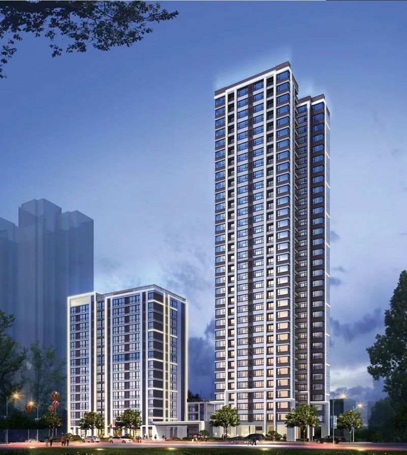 岳阳楼区荣盛东方府效果图