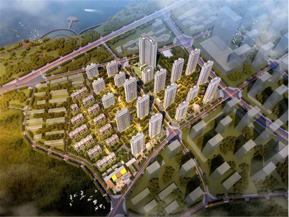 岳阳楼区金茂洞庭生态创新城实景图