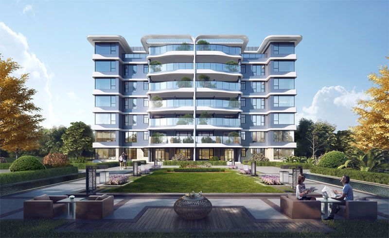 岳阳楼区南湖天著实景图