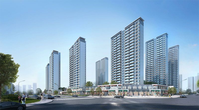 岳阳楼区环球中心实景图