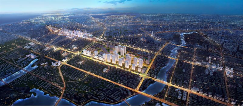 岳阳楼区融创都会中心实景图