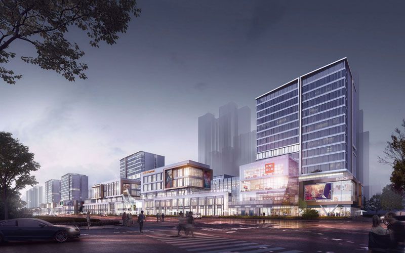 岳阳楼区融创都会中心配套图